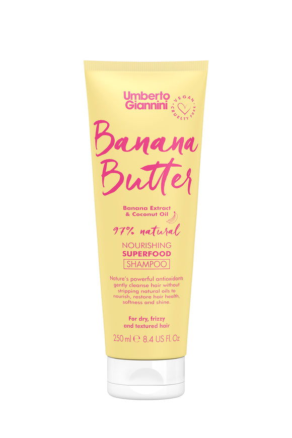 Umberto Giannini Banana Butter Nourishing Superfood Shampoo 250ml